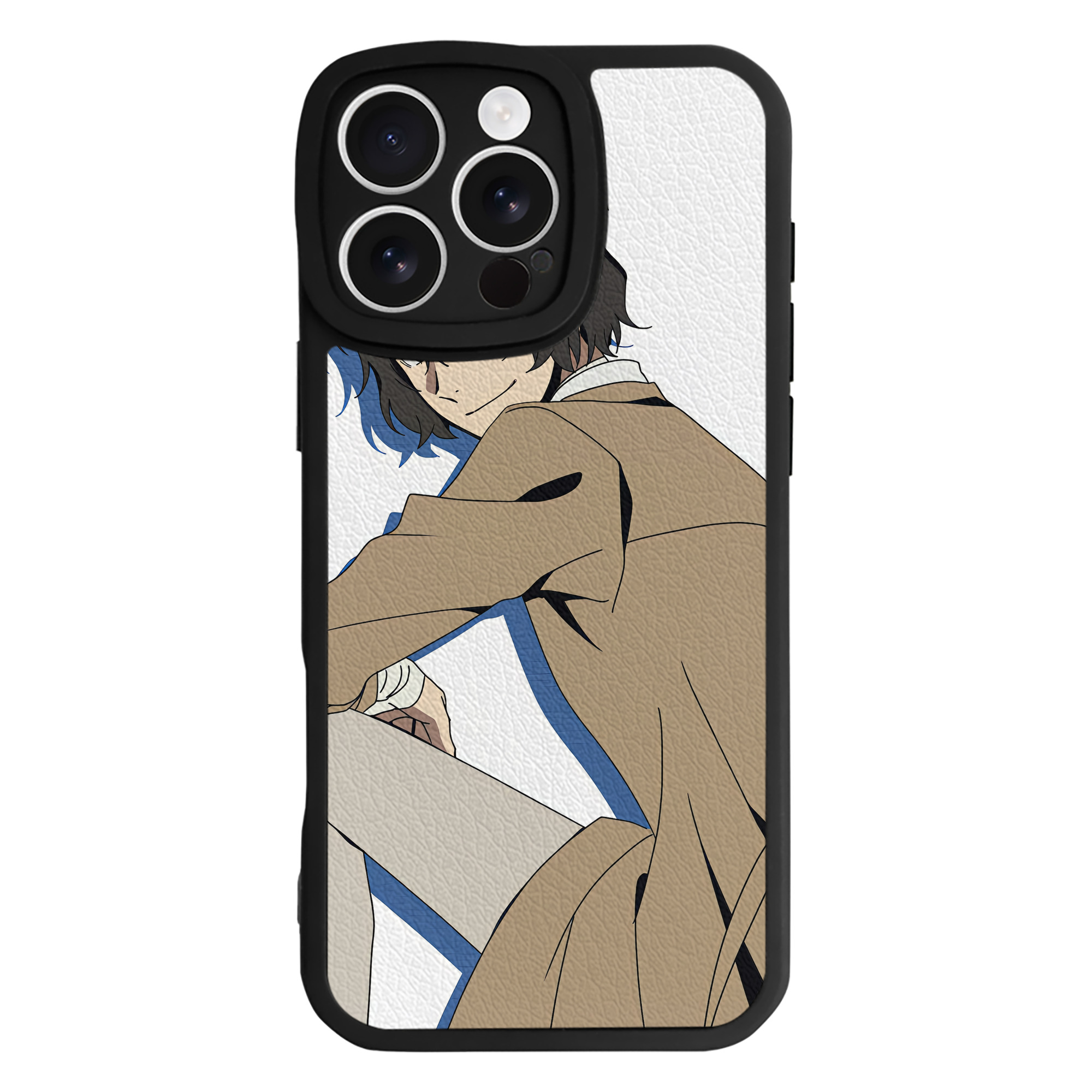 （画像用） 文豪ストレイドッグス Bungo Stray Dogs 【iPhone 16シリーズ対応】シリコンスマホケース（レザー調） 材質：シリコン